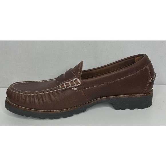 Cole Haan Grand OS Penny Loafers Men\'s Size 9M Brown Casual Shoes C23137 EUC main image 8